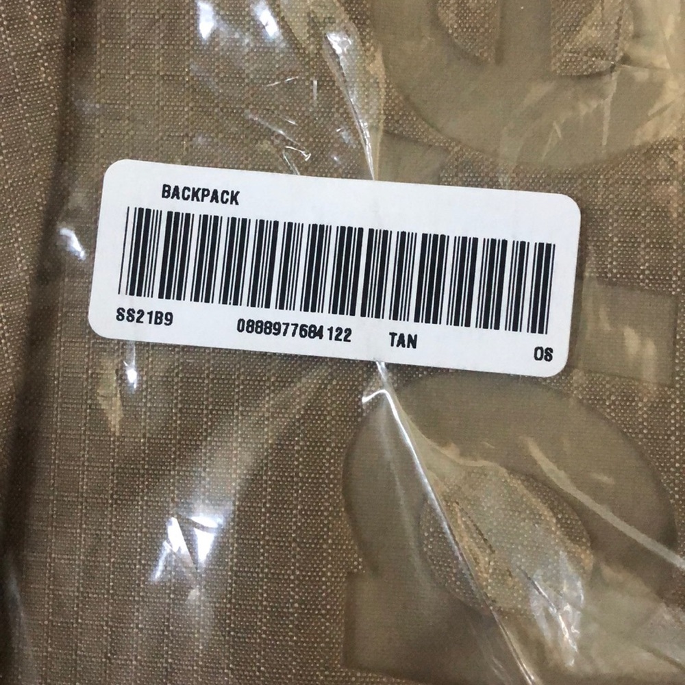 NWT Supreme Tan Backpack - Picture 7 of 9